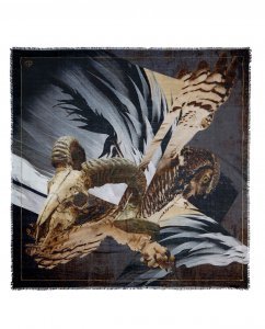 omen scarf owl ram skull BJORNE of Norway 04b (1) (1)