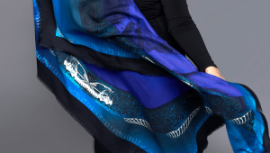 Designer Luxury silk scarves