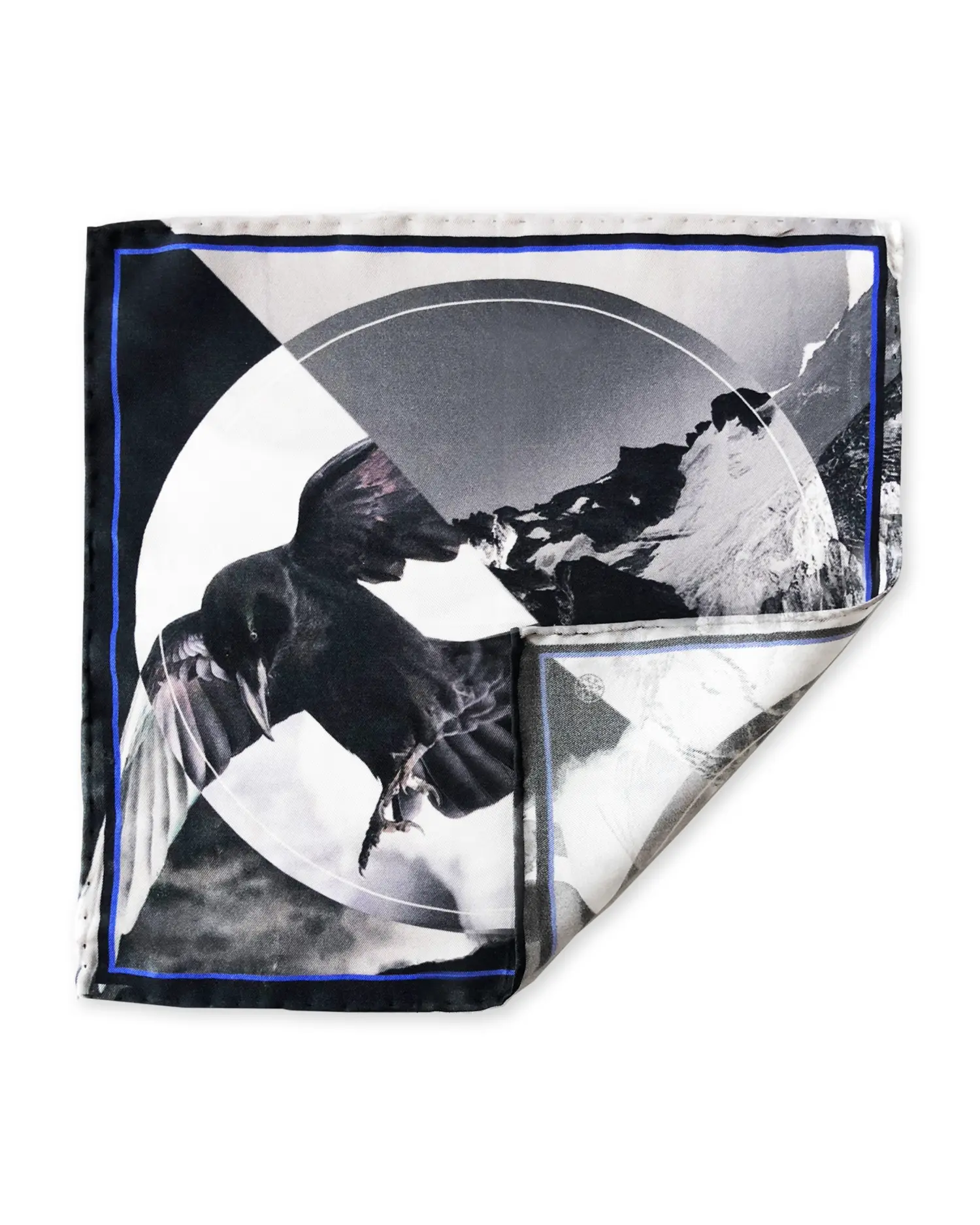 RAVENS Silk Pocket Square (single)